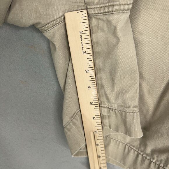 Patagonia Shorts Womens 14 Khaki Beige High Rise Pleated Chino Classic Hike Gorp - Picture 10 of 11